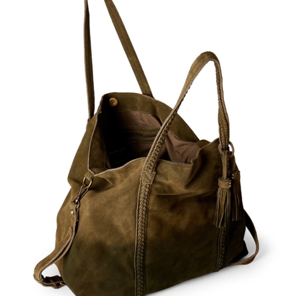 Moda Luxe ombré suede purse